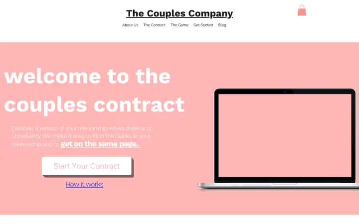 The Couples Contract website