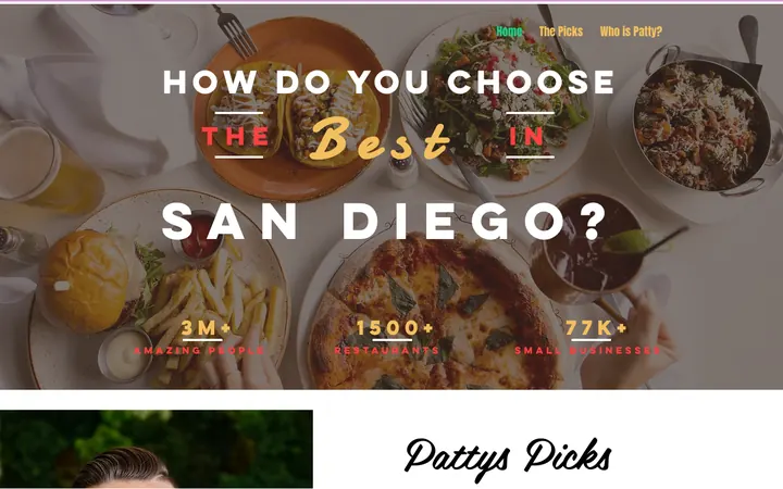 Pattys Picks website