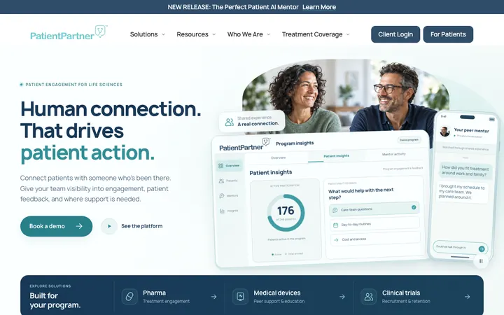 PatientPartner website